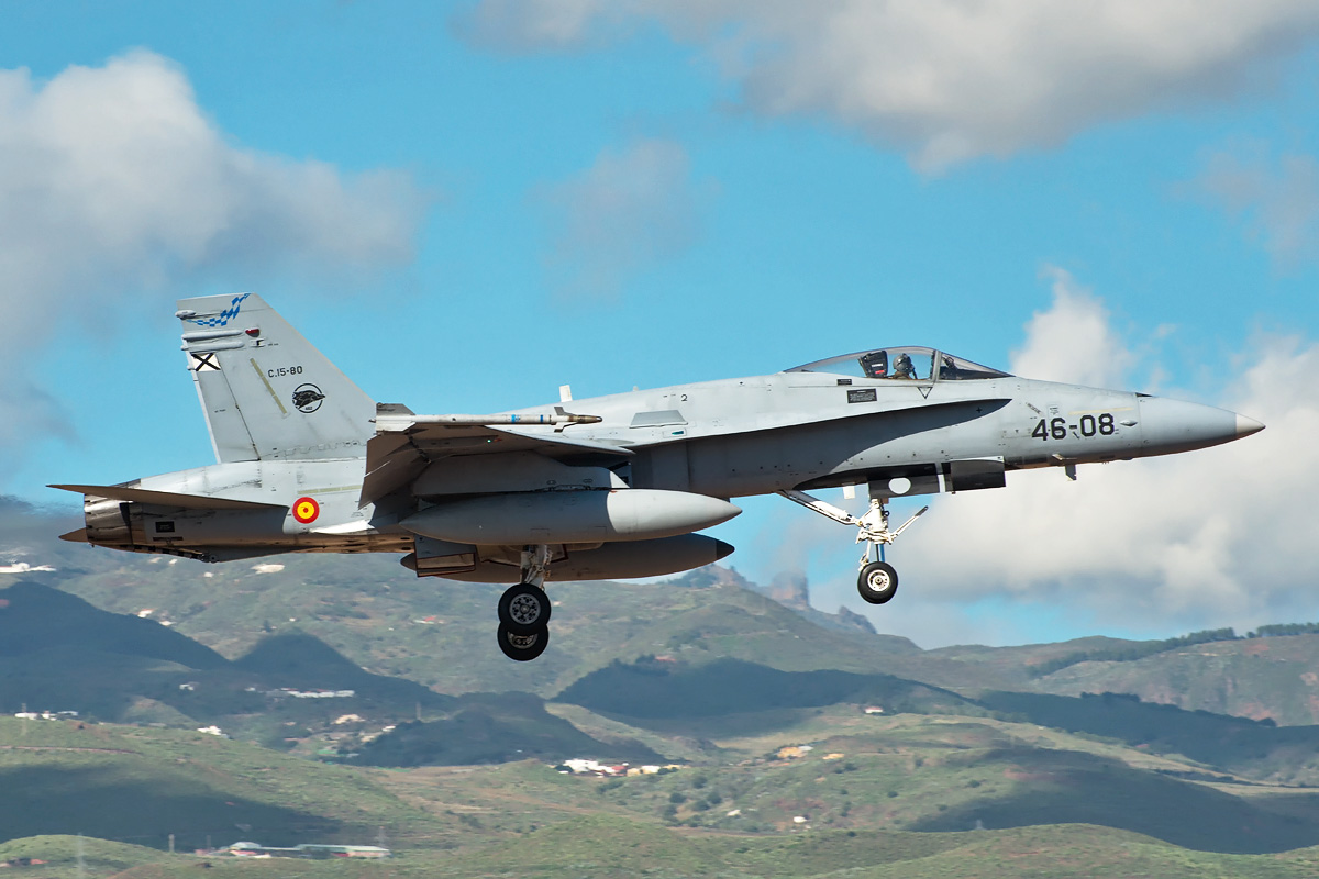 C.15-80(46-08) Spanish Airforce McDonnell Douglas F/A-18A Hornet