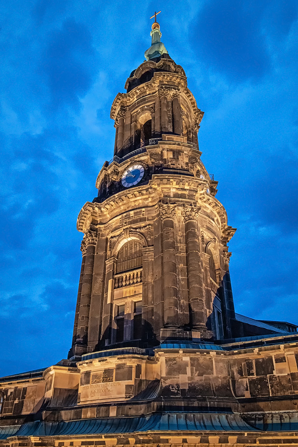 Glockenturm der Kreuzkirche Dresden