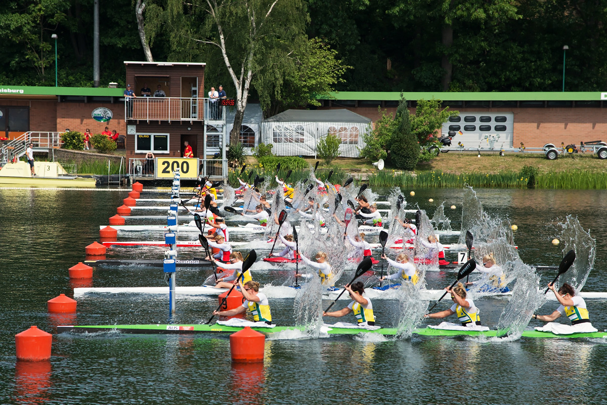 Regattabahn, Kanu-Weltcup in Duisburg - 24.05.2015