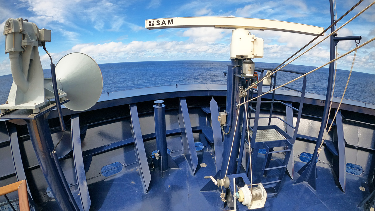 Blick &uuml;ber den Bug 24.11.2025