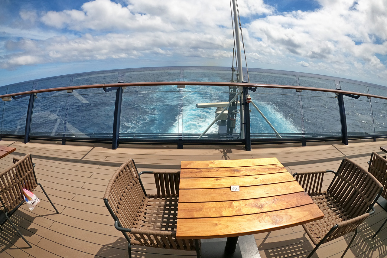 Blick achtern raus 24.11.2025