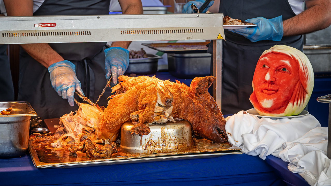Offiziersgrillen an der Au&szlig;enalster