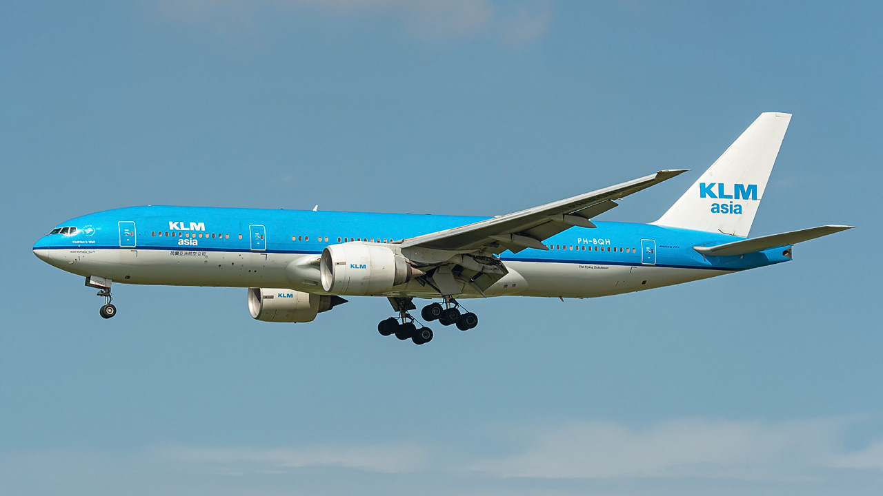 PH-BQH KLM asia Boeing 777-200(ER)