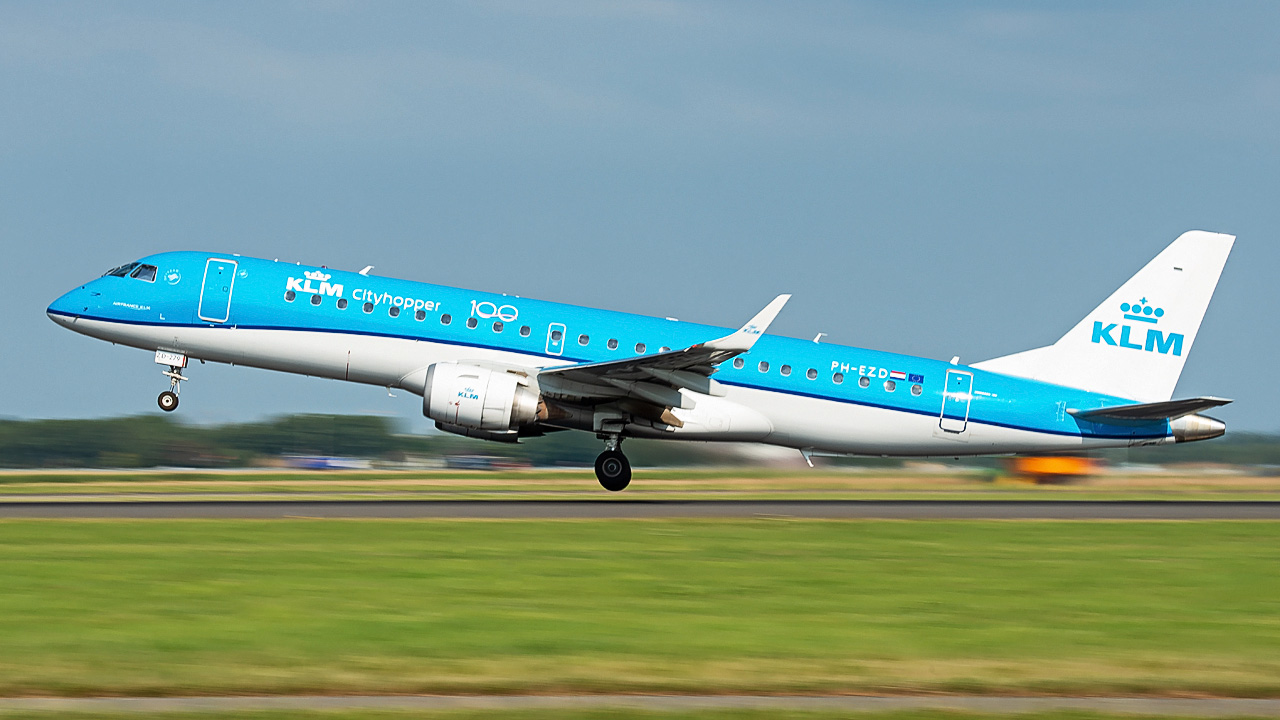 PH-EZD KLM cityhopper Embraer ERJ-190