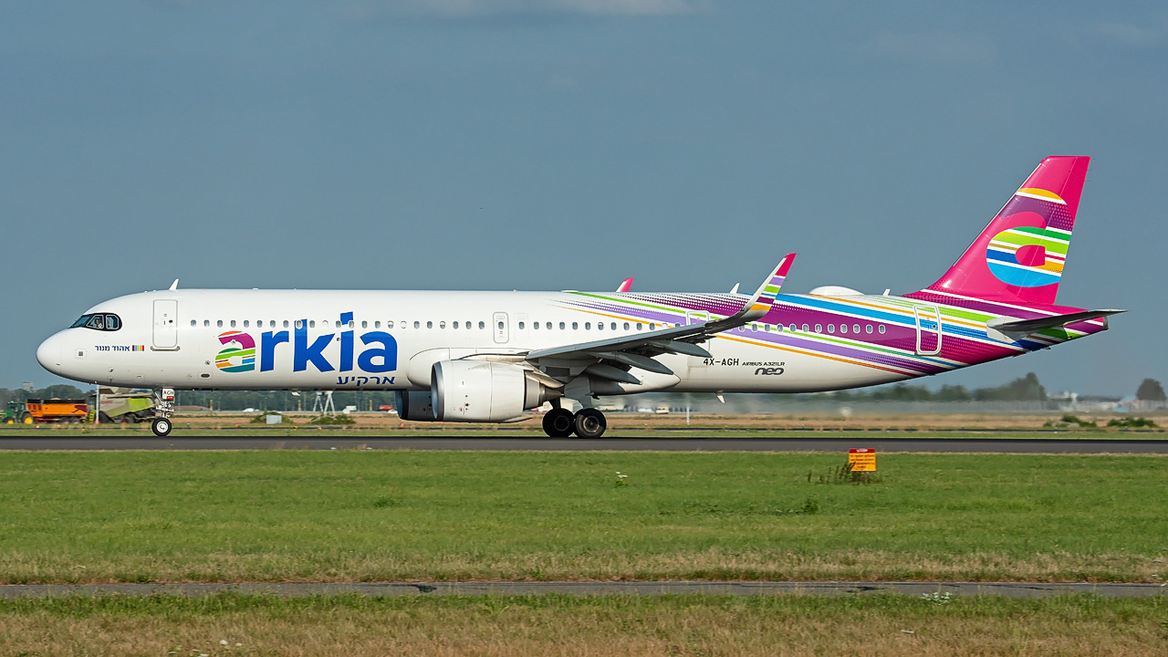 4X-AGH Arkia Israeli Airlines Airbus A321-200neo