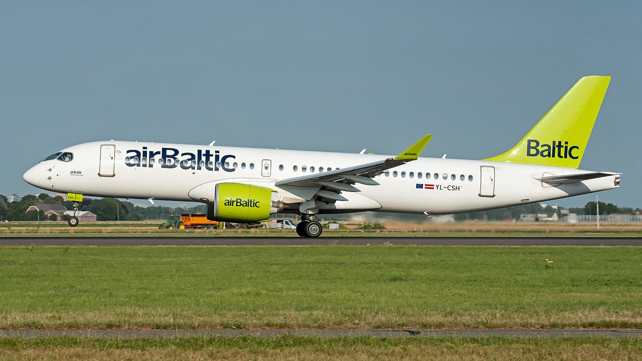 YL-CSH Air Baltic Airbus A220-300 (CSeries CS300)