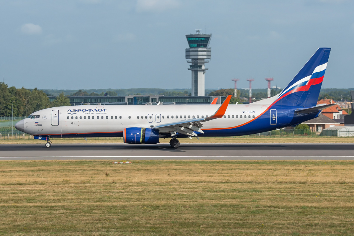 VP-BGN Aeroflot Boeing 737-800
