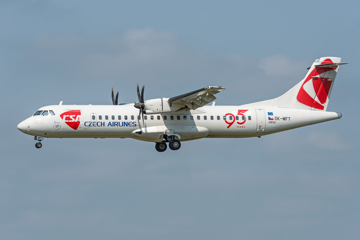 OK-MFT Czech Airlines (CSA) Aerospatiale ATR-72-200A