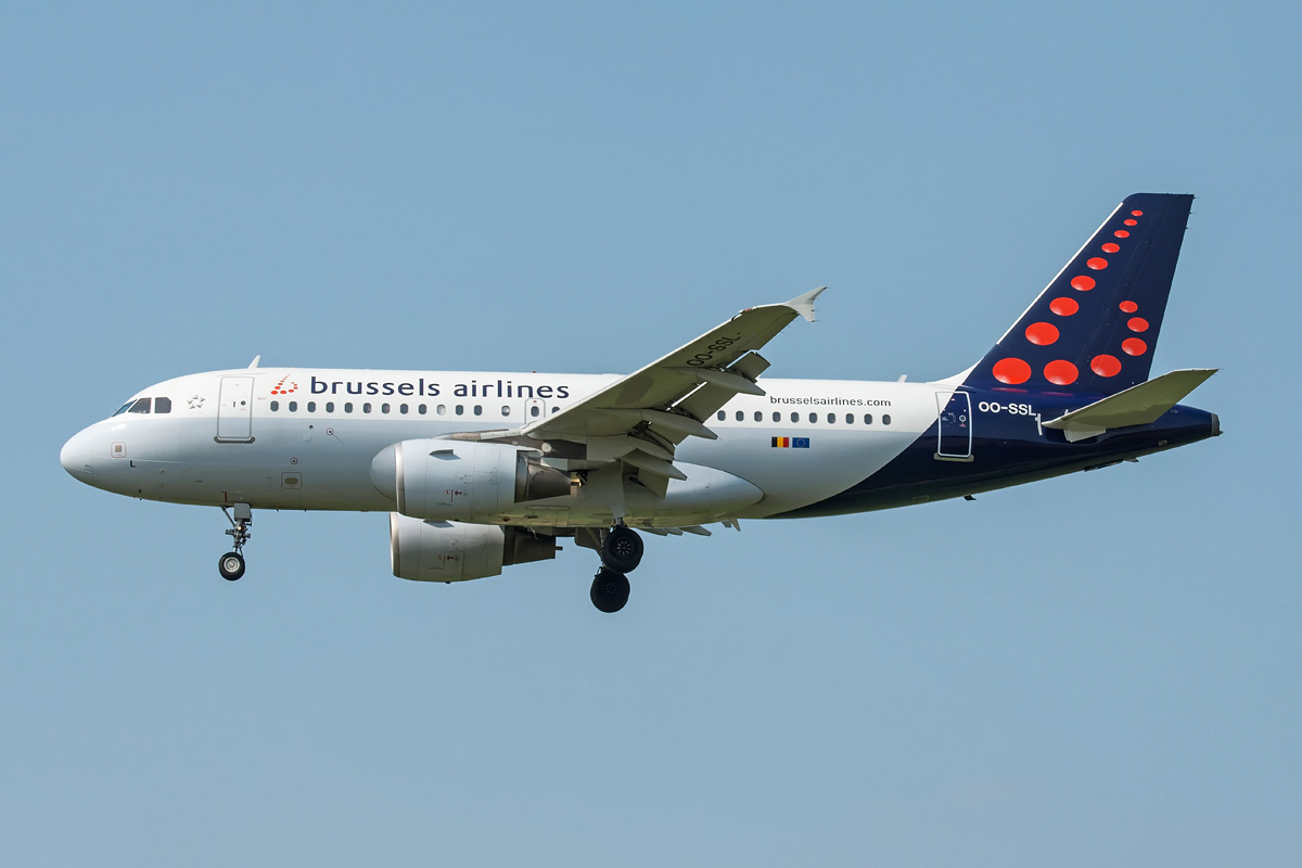 OO-SSL Brussels Airlines Airbus A319-100