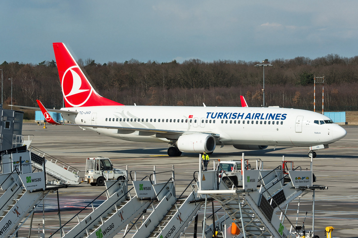 TC-JVO Turkish Airlines Boeing 737-800
