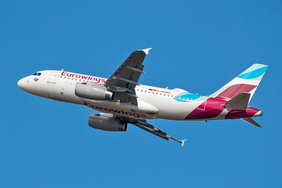 D-AGWD Eurowings Airbus A319-100