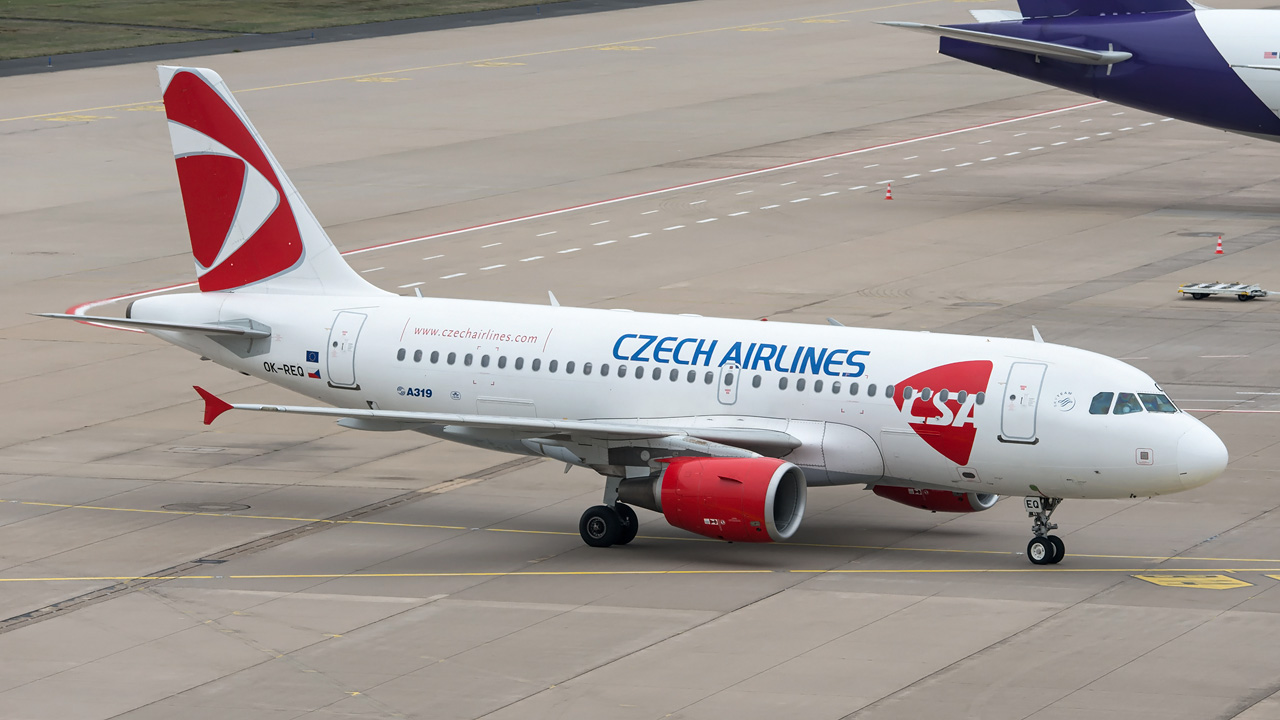 OK-REQ Czech Airlines (CSA) Airbus A319-100