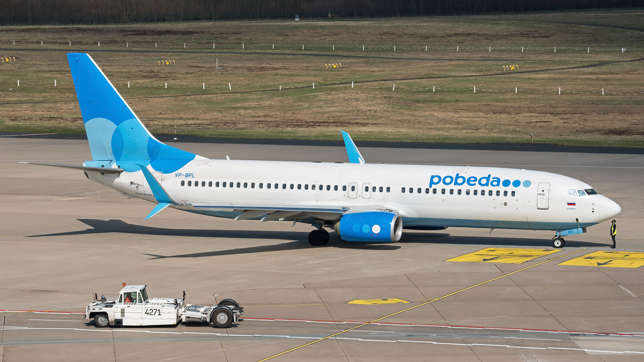 VP-BPL Pobeda Boeing 737-800