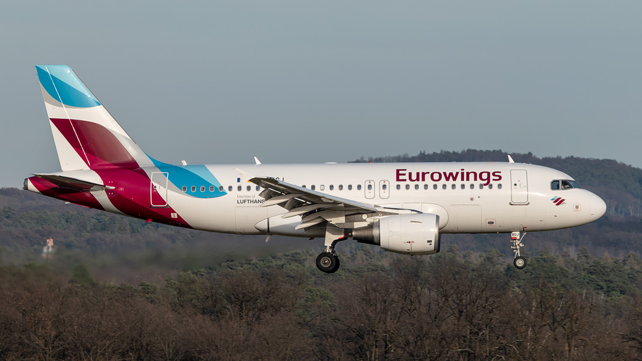D-ABGJ Eurowings Airbus A319-100