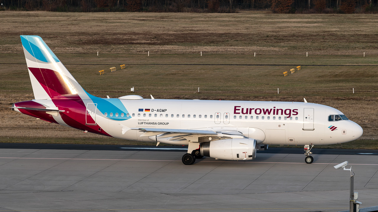 D-AGWP Eurowings Airbus A319-100