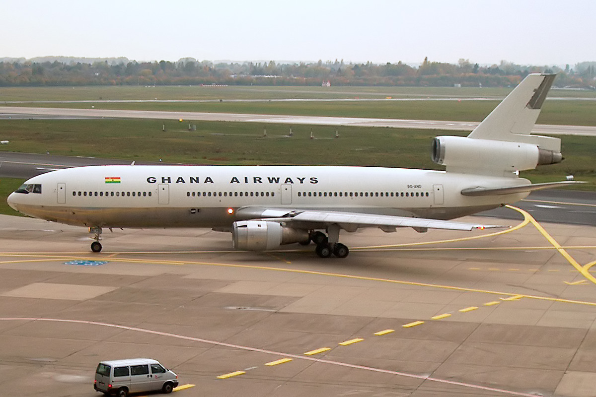 9G-AND Ghana Airways McDonnell Douglas DC-10-30