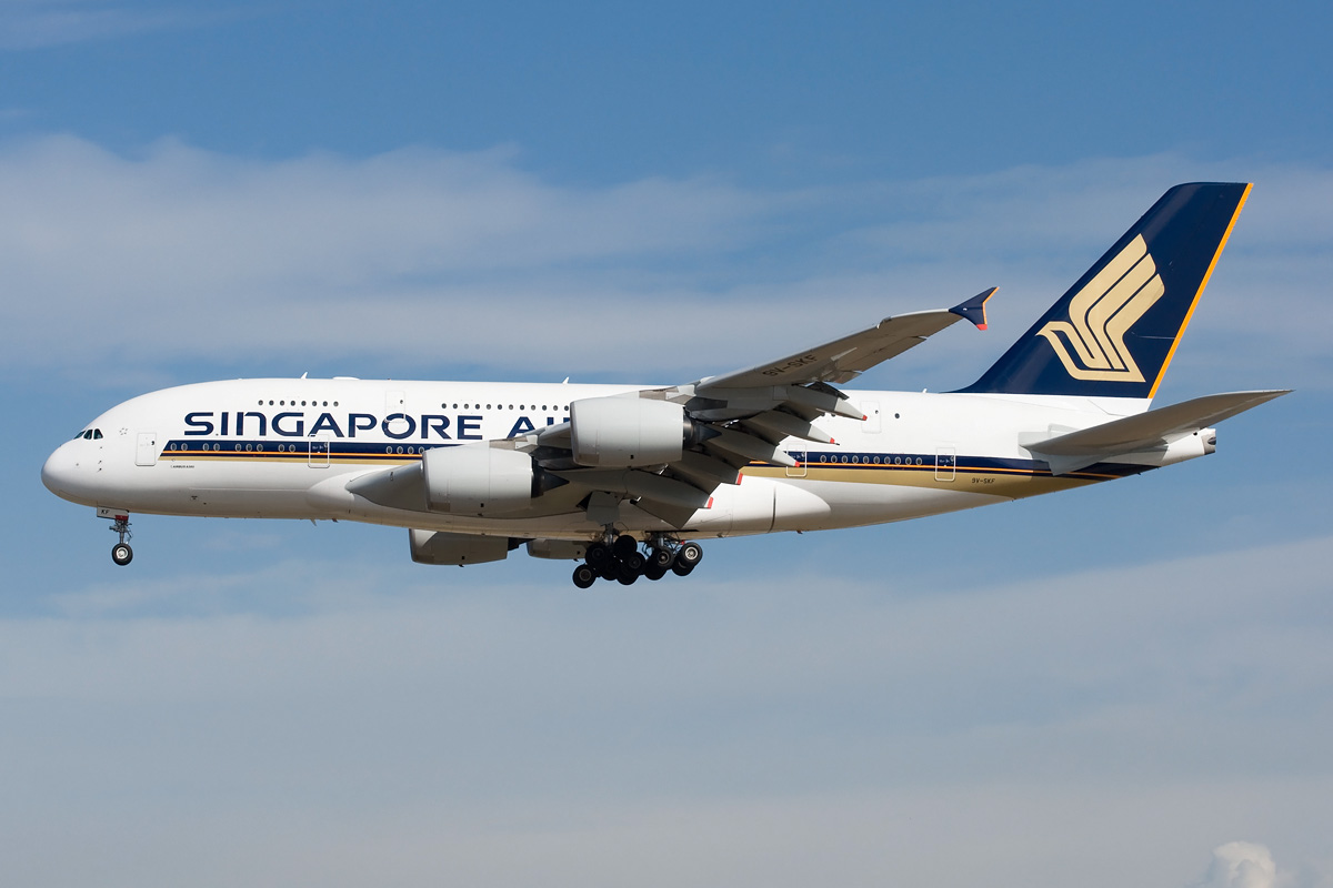 9V-SKF Singapore Airlines Airbus A380-800