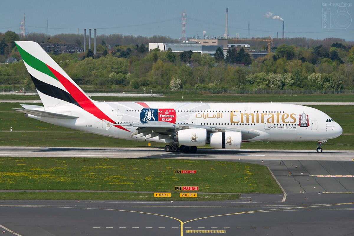A6-EER Enirates Airbus A380-800