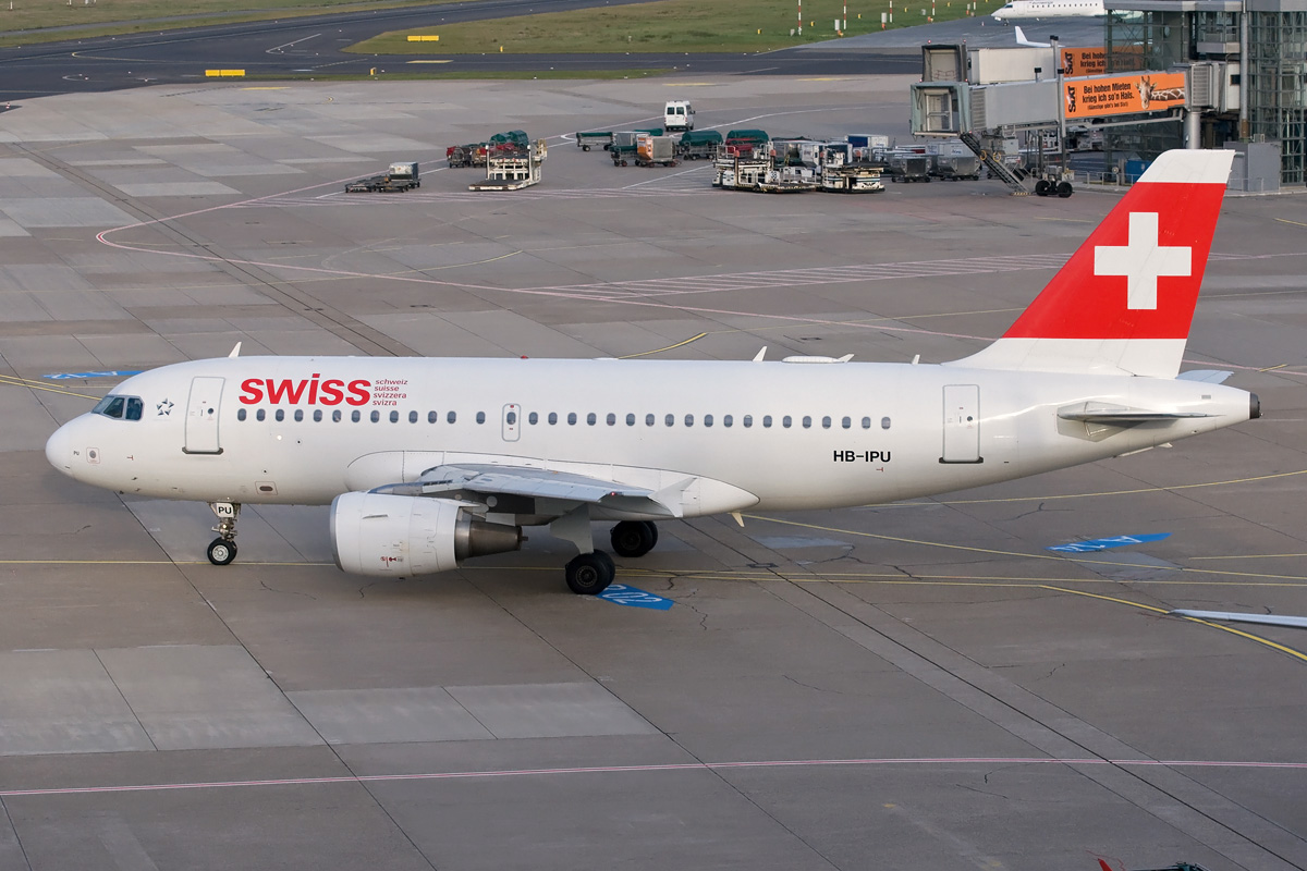 HB-IPU Swiss Airbus A319-100