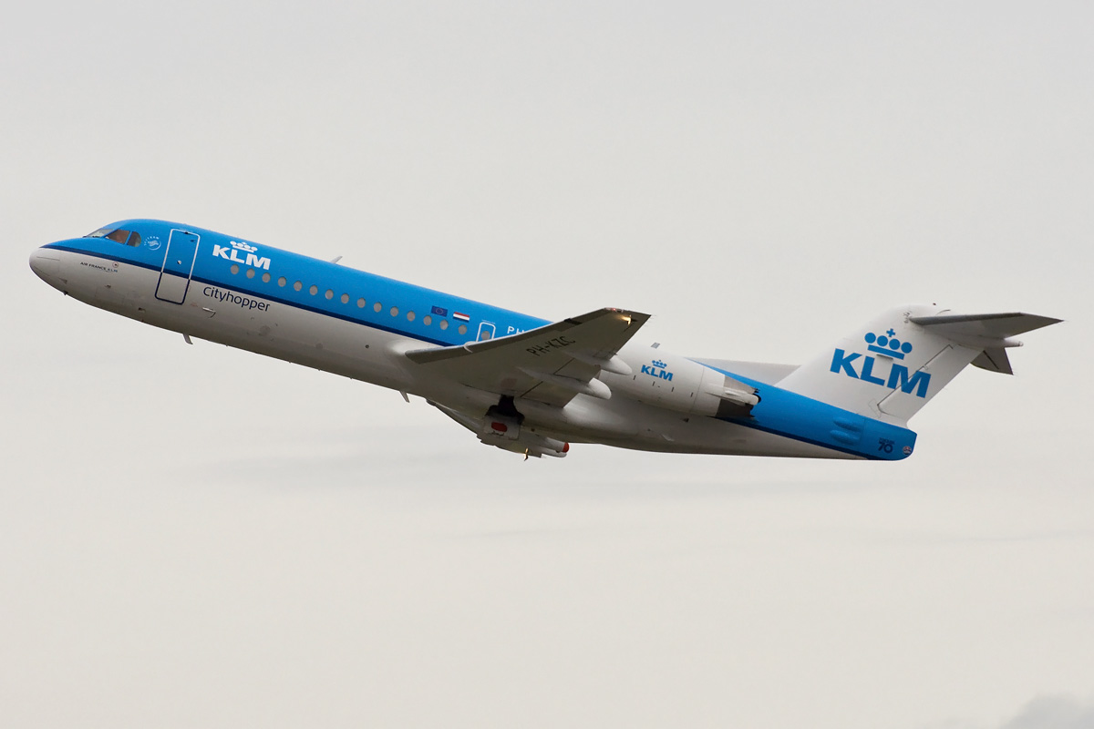 PH-KZC KLM cityhopper Fokker F-70