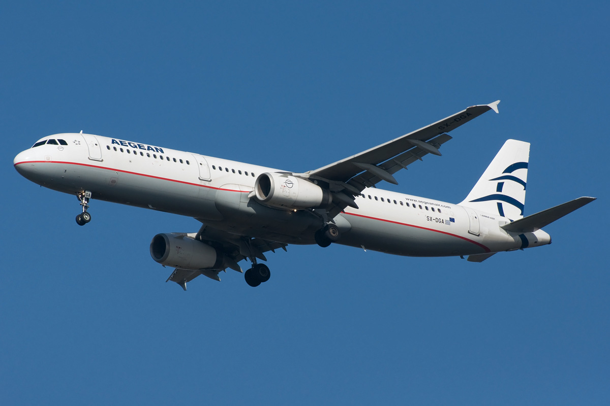 SX-DGA Aegean Airlines Airbus A321-200