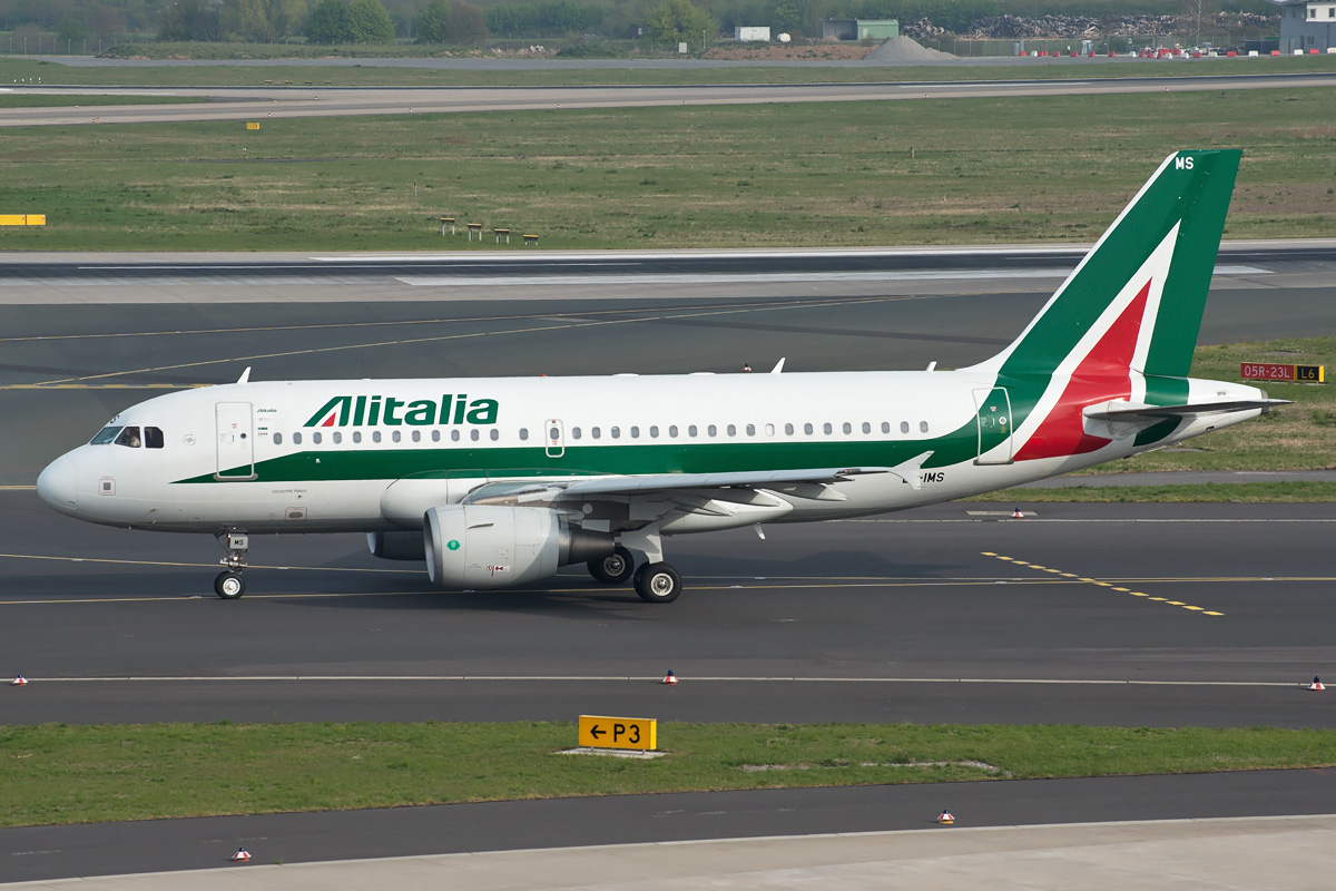 EI-IMS Alitalia Airbus A319-100