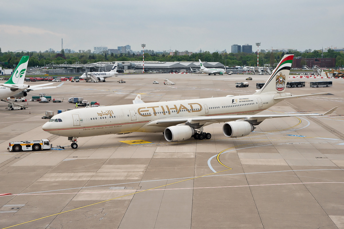 A6-EHB Etihad Airways Airbus A340-500