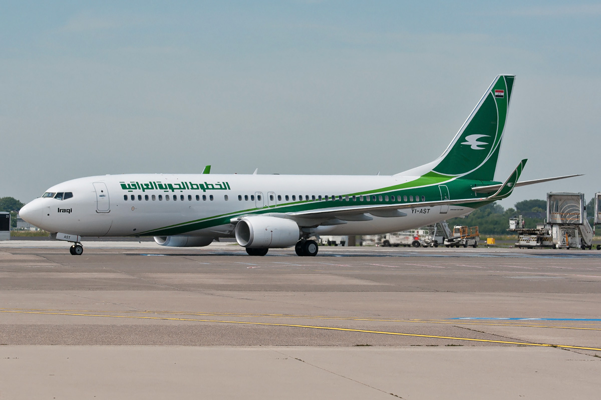 YI-AST Iraqi Airways Boeing 737-800