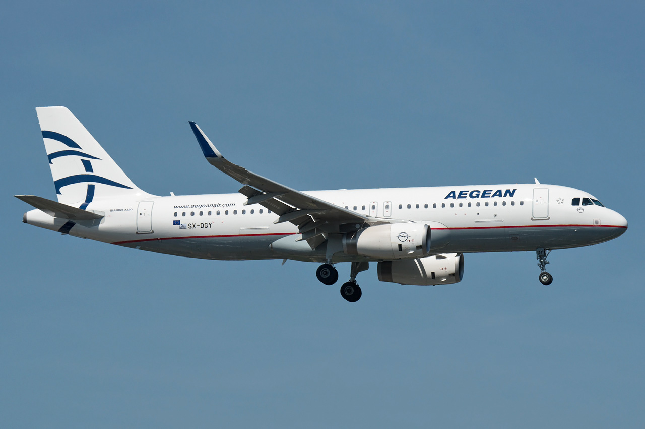 SX-DGY Aegean Airlines Airbus A320-200/S