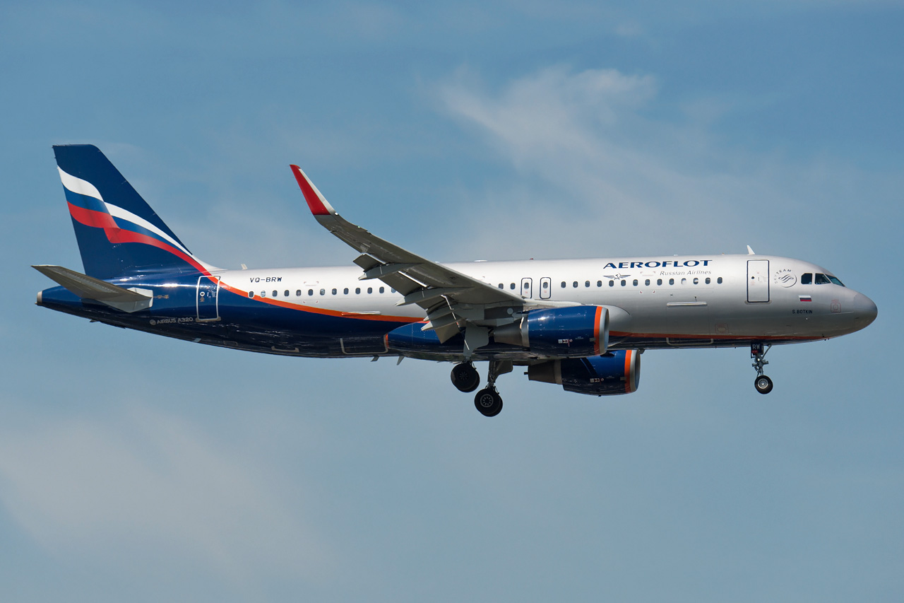 VQ-BRW Aeroflot Airbus A320-200/S