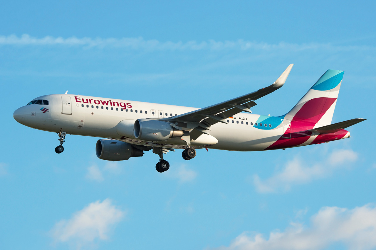 D-AIZT Eurowings Airbus A320-200/S