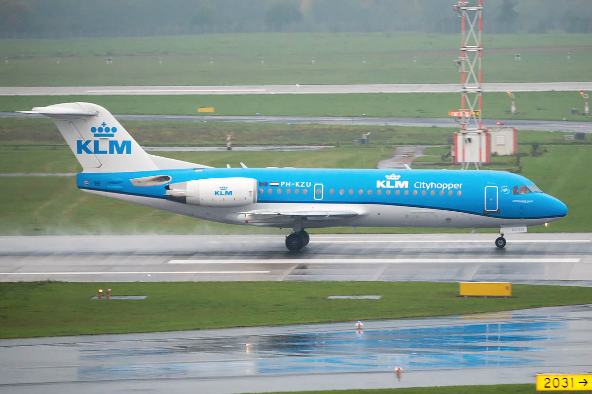 PH-KZU KLM Cityhopper Fokker F-70