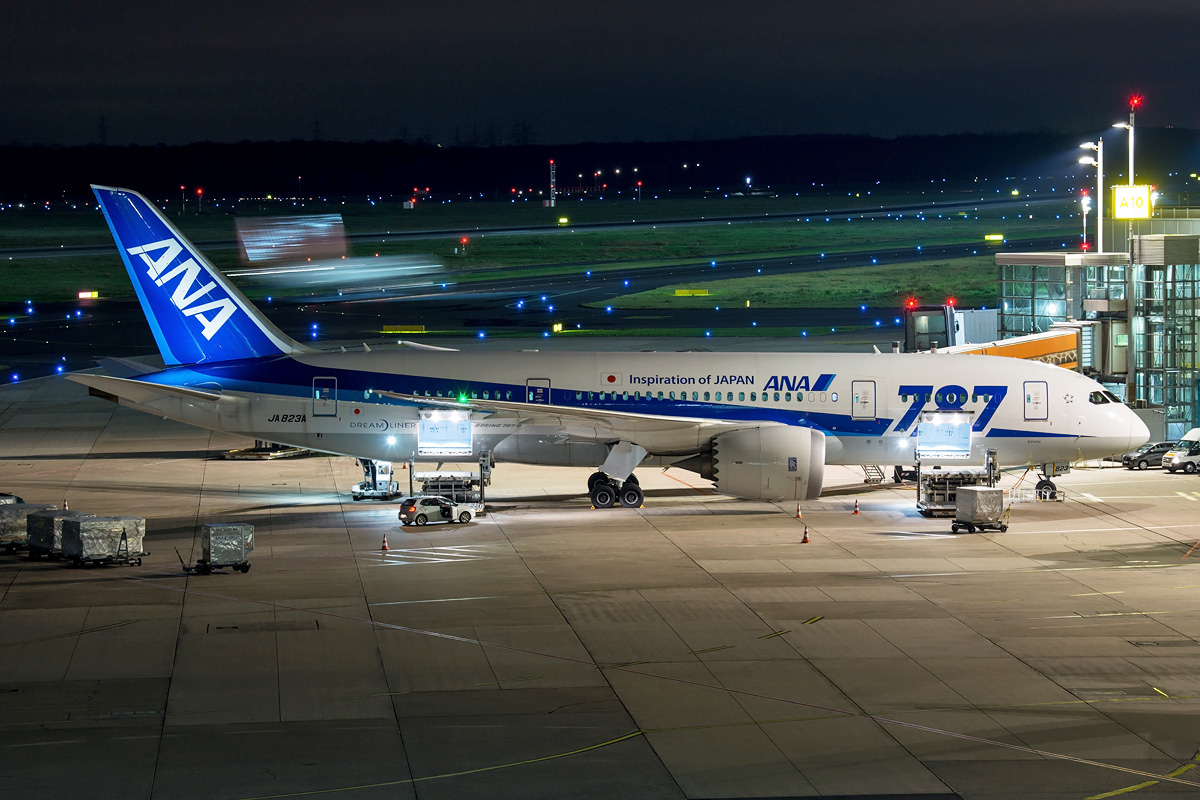 JA823A All Nippon Airways (ANA) Boeing 787-8 Dreamliner