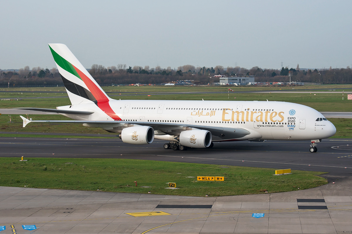 A6-EOK Emirates Airbus A380-800