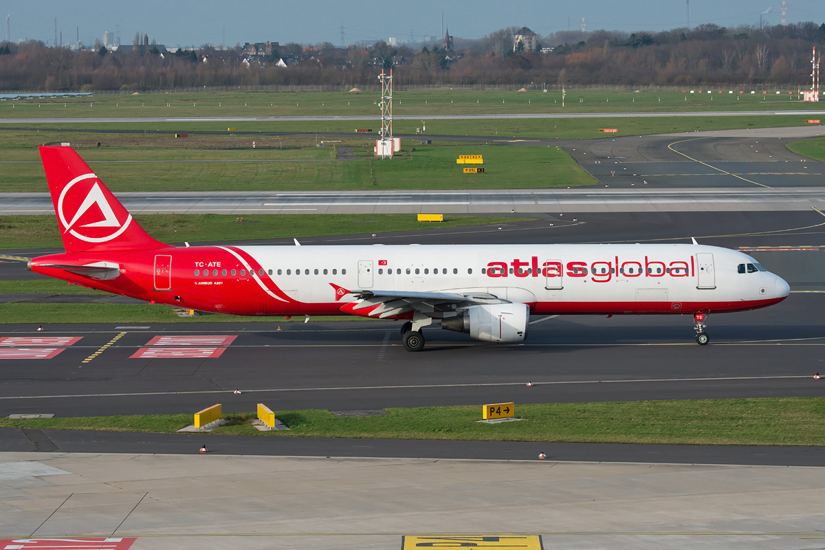 TC-ATE Atlasjet Global Airlines Airbus A321-200