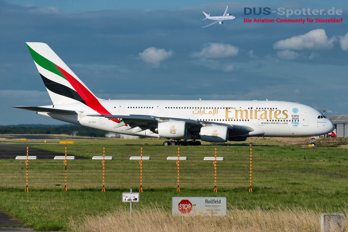 A6-EEZ Emirates Airbus A380-800