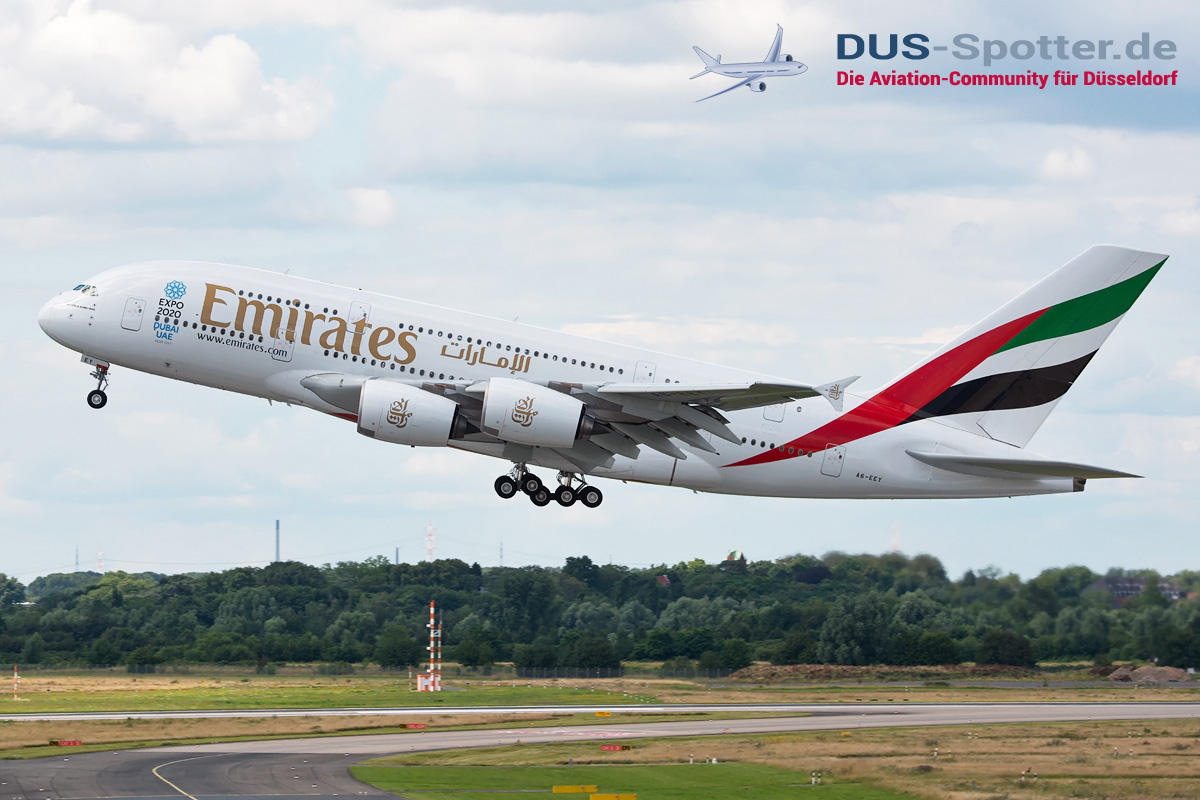A6-EEY Emirates Airbus A380-800