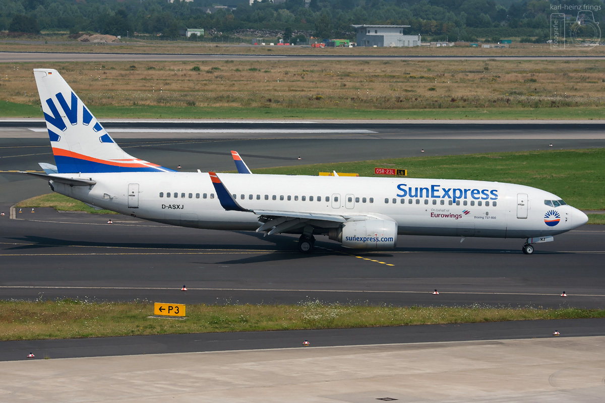 D-ASXJ SunExpress Germany Boeing 737-800