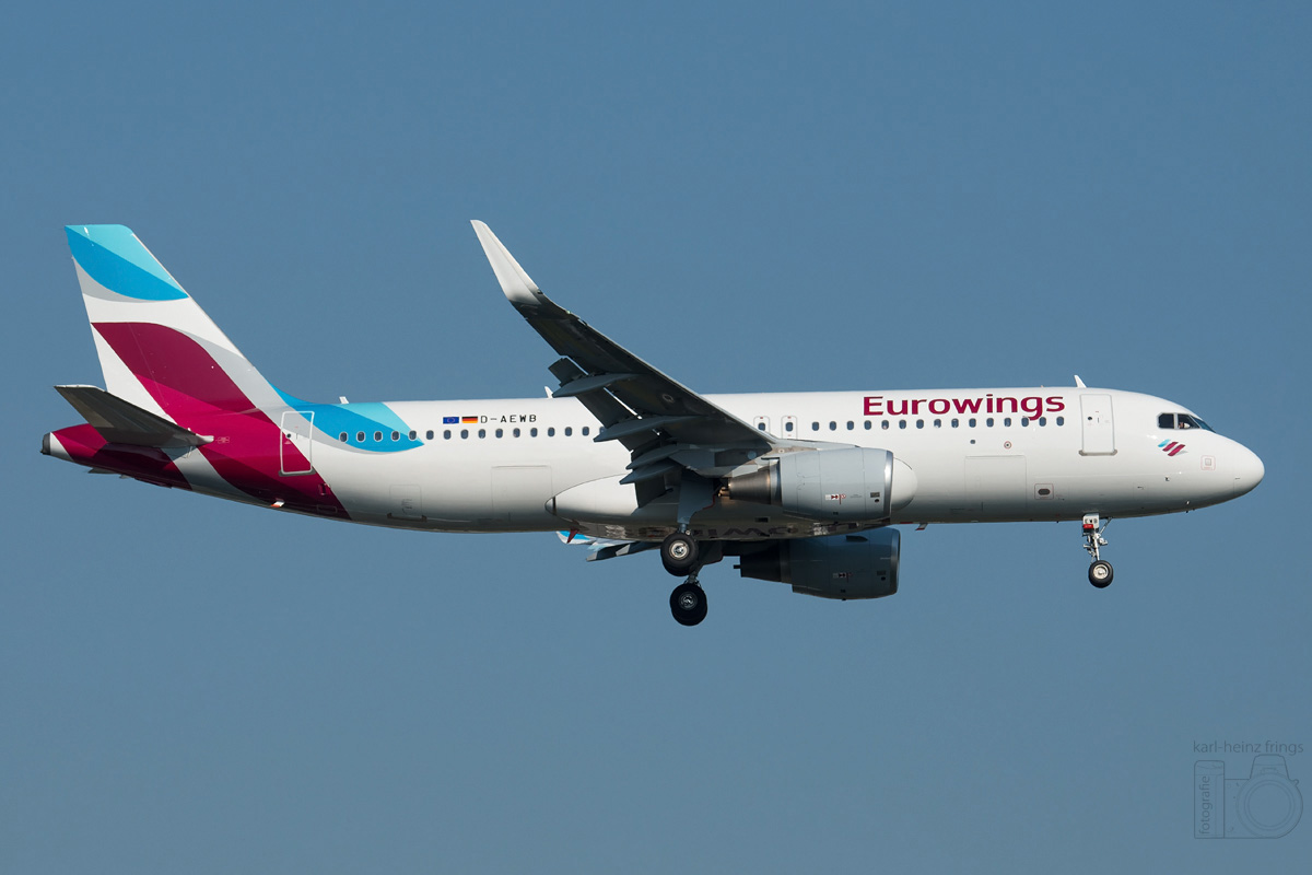 D-AEWB Eurowings Airbus A320-200/S