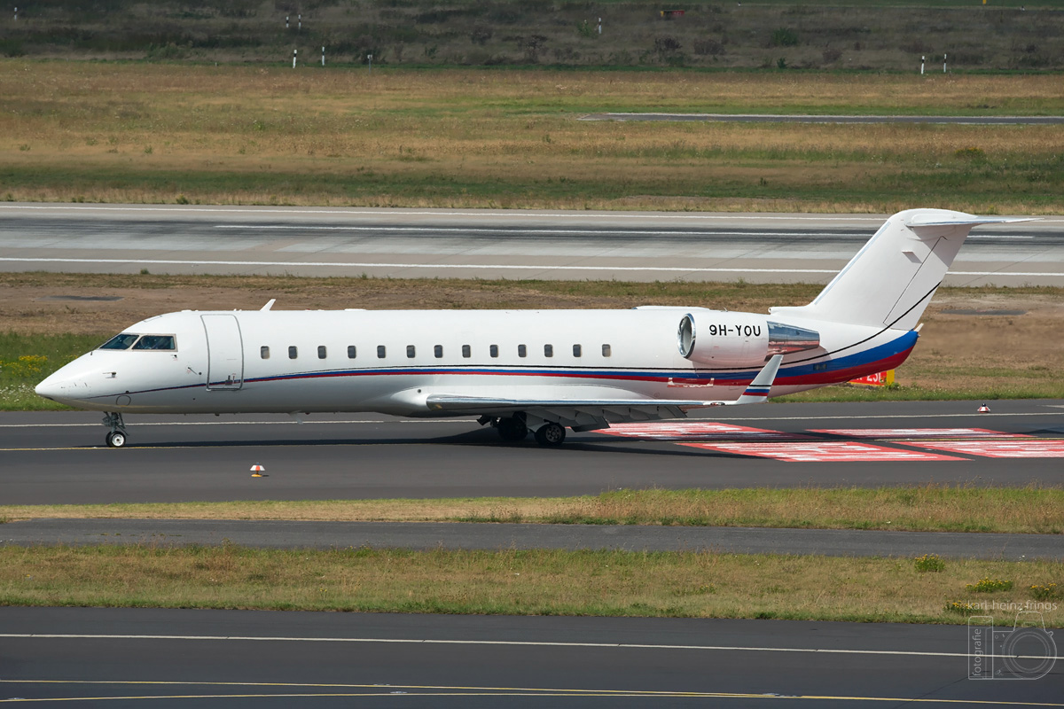 9H-YOU Air-X Charter Canadair Challenger 850