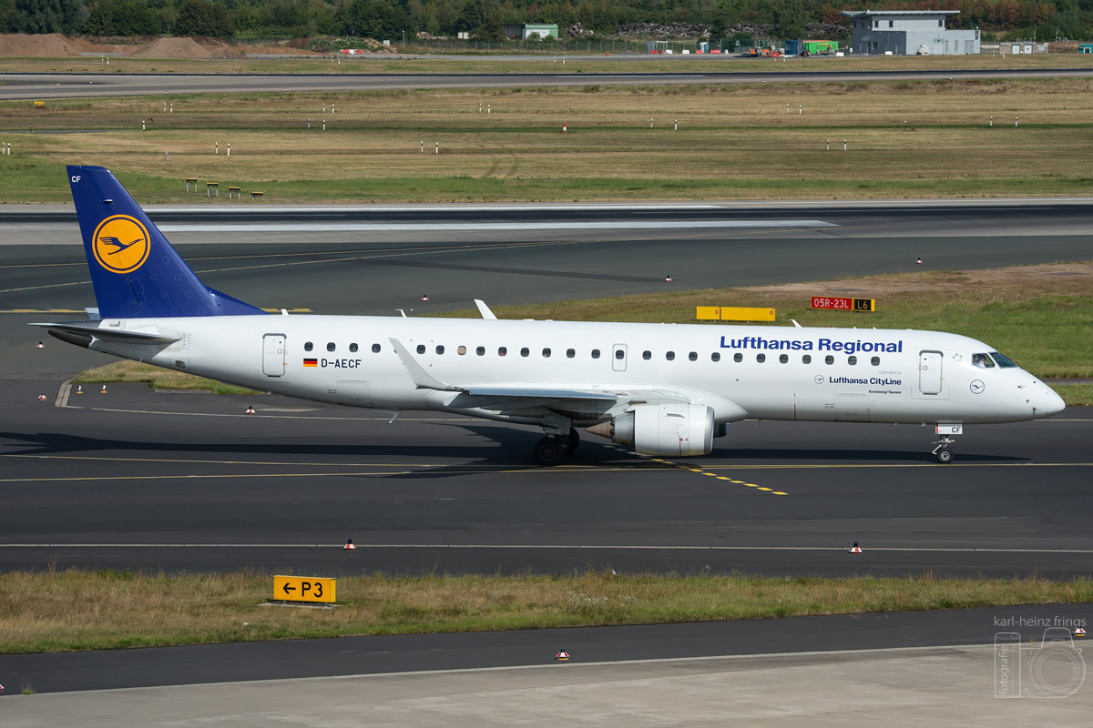 D-AECF Lufthansa Regional (Lufthansa CityLine) Embraer ERJ190