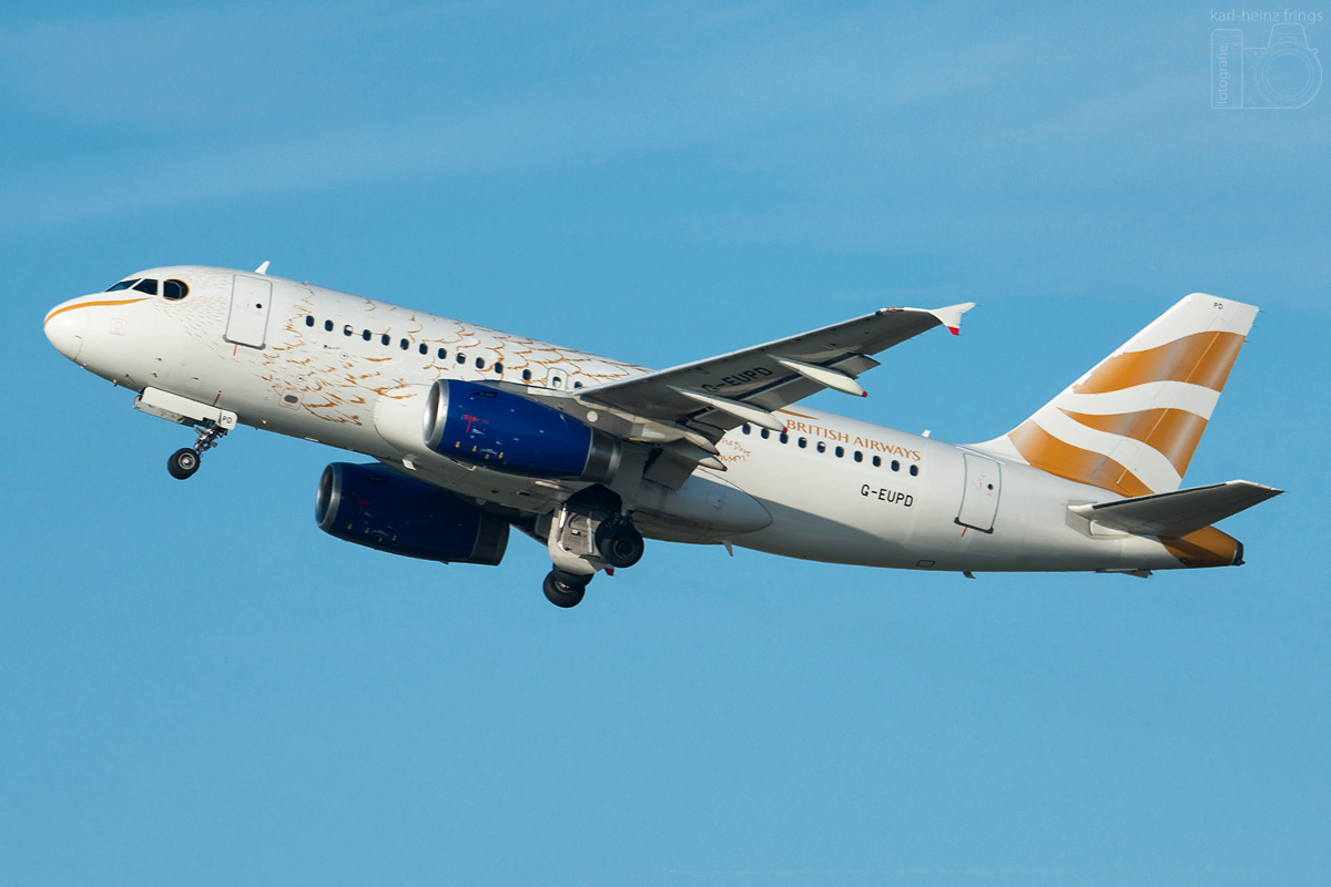 G-EUPD British Airways Airbus A319-100