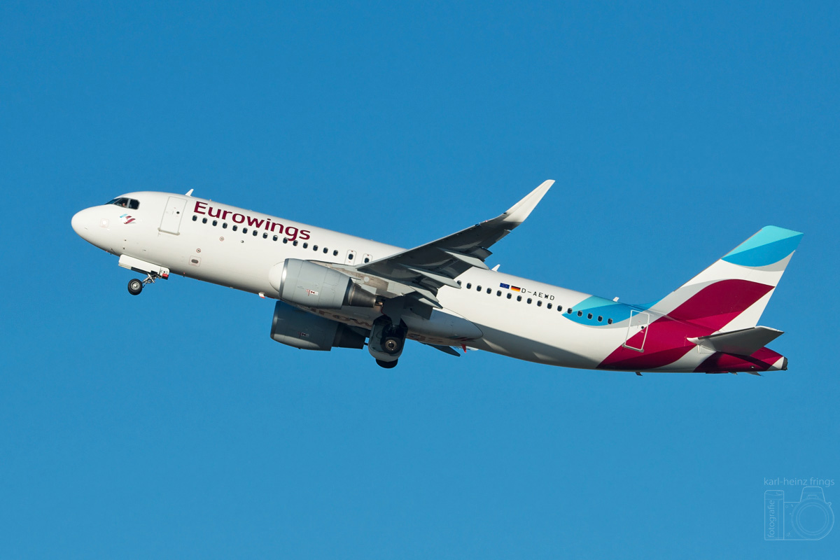 D-AEWD Eurowings Airbus A320-200/S