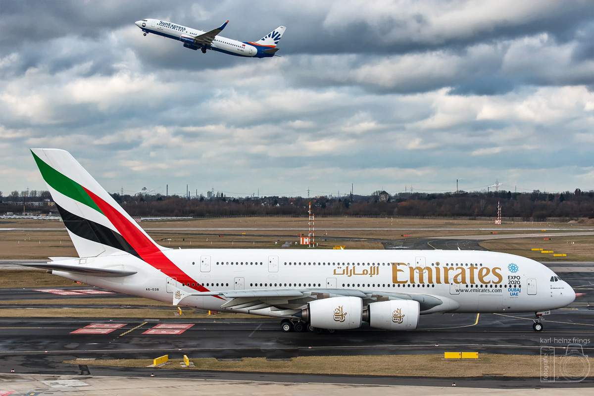 A6-EOB Emirates Airbus A380-800