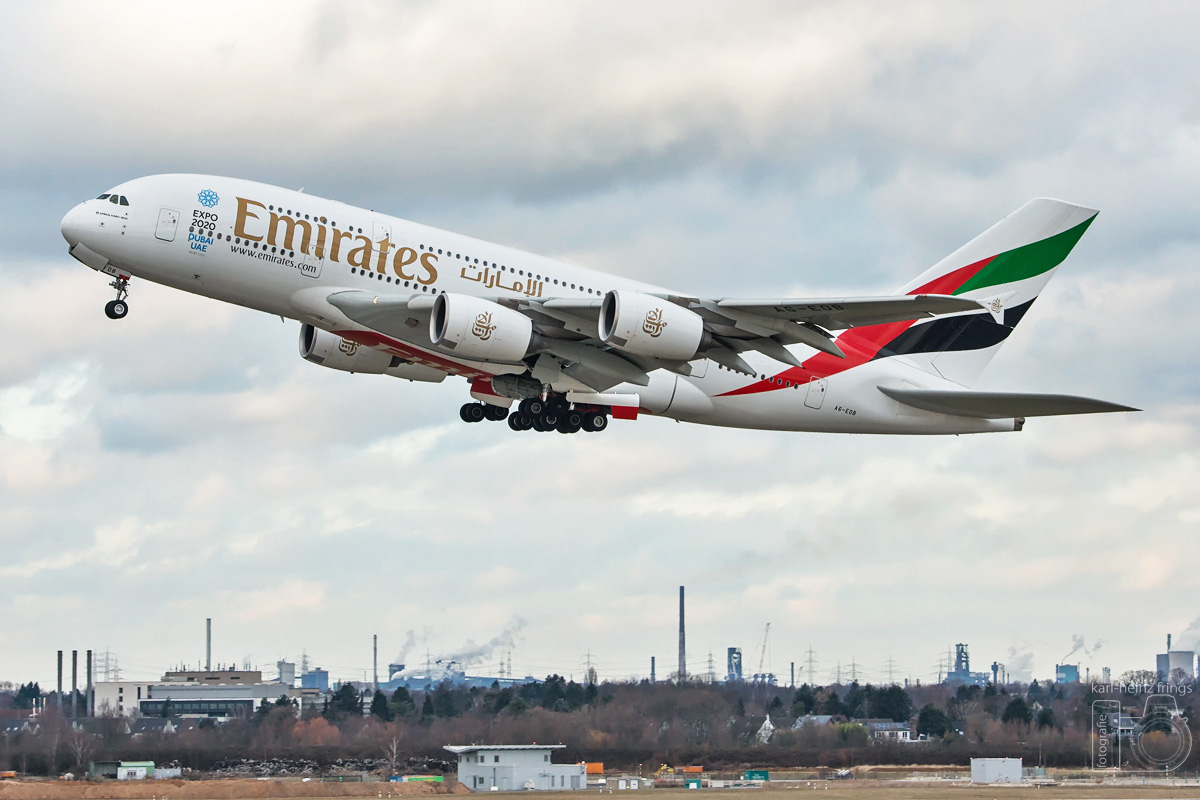 A6-EOB Emirates Airbus A380-800