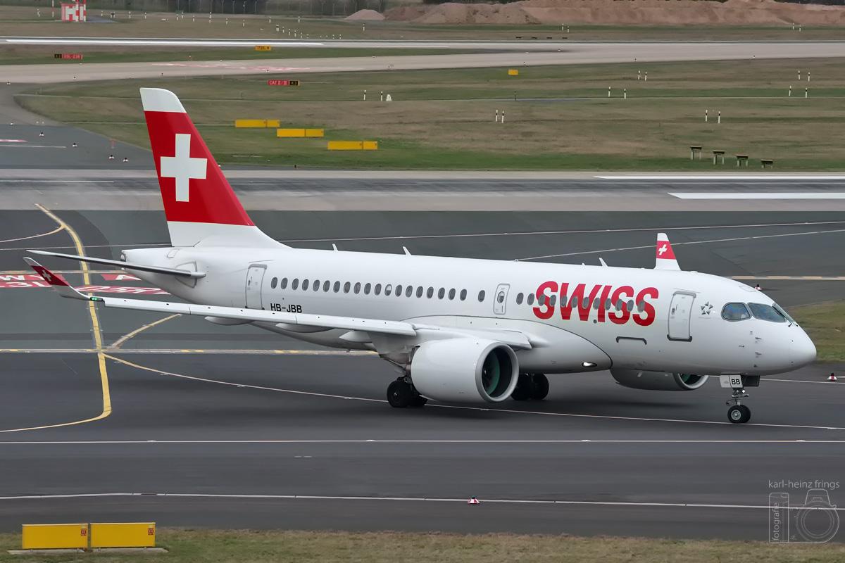 HB-JBB Swiss Bombardier CSeries CS100