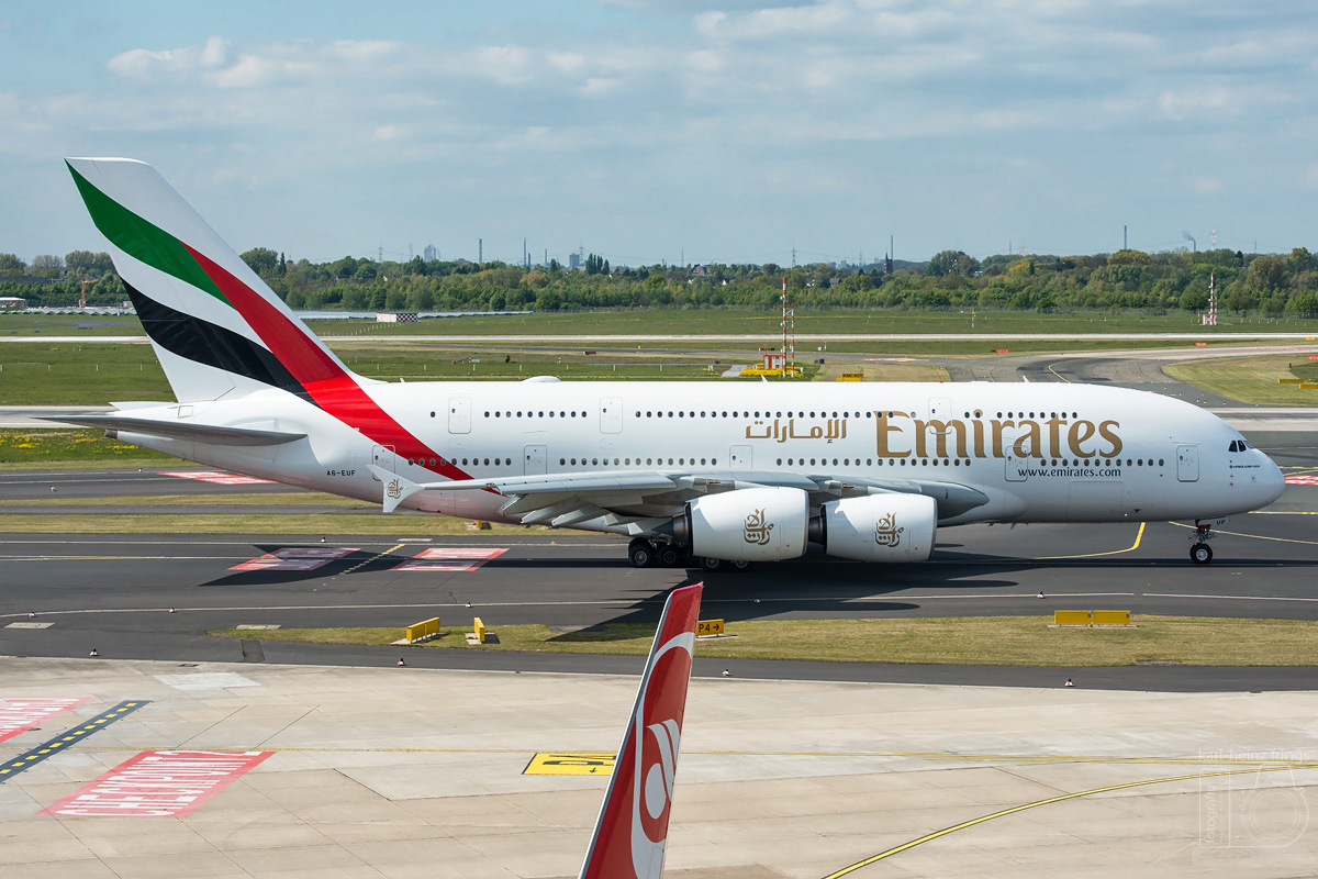 A6-EUF Emirates Airbus A380-800
