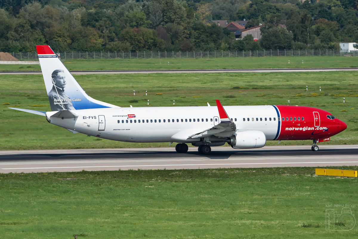 EI-FVS Norwegian Boeing 737-800