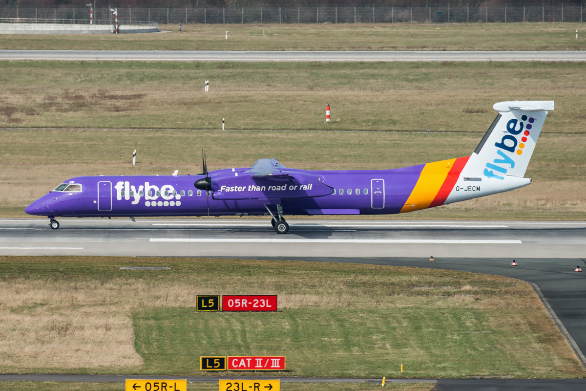 G-JECM flybe Bombardier DHC-8-400Q
