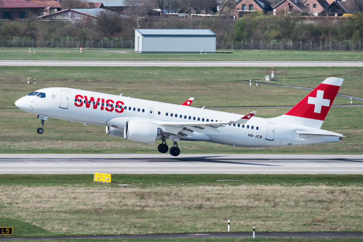 HB-JCE Swiss Bombardier CS300